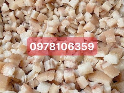 Máy thái tóp mỡ, da heo thành hạt lựu,máy thái mỡ liền da chiên giòn,máy thái tóp mỡ trộn bánh tráng 1