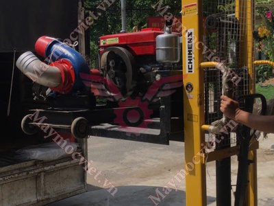 Máy bơm nước đầu nổ dầu D24 phi 150 Turbo giá rẻ 3