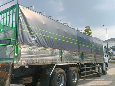 Chính chủ bán xe tải 4 chân    ISUZU 350PS   THÙNG MUI BẠT. 2