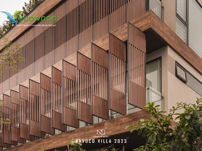 Hệ cửa, lam chắn nắng sử dụng gỗ nhựa ecowood 2