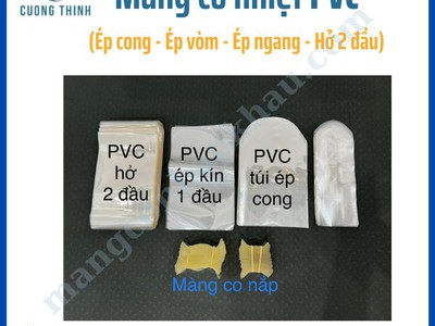 Màng co PVC ép cong, bo tròn, màng co giỏ quà tết 2