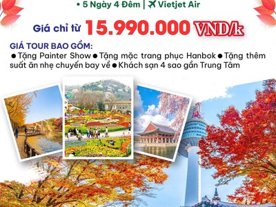  Khám Phá Xứ Sở Kim Chi   Seoul   Nami   Everland 0