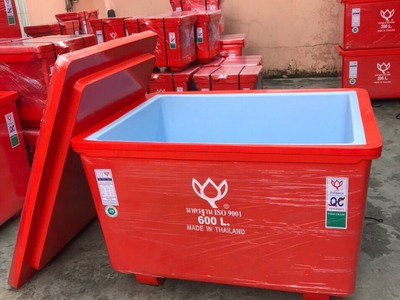 Thùng đá Hoa Sen 600 lít nhựa dày cao cấp, siêu bền, dùng lâu dài  1