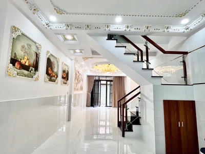 Bán nhà 2 tầng đẹp, 50m   4x13 , hẻm xe hơi phan anh, gần ngã tư bốn xã, chỉ hơn 4 tỷ 2