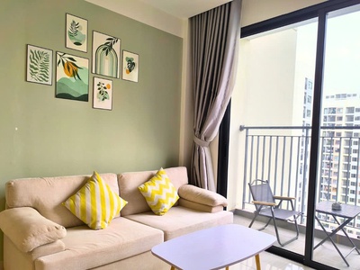 Bán căn 2pn 59m    full nội thất, ban công đông nam mát mẻ, khu vườn nhật  3,3 tỷ, đã có sổ, chủ 0