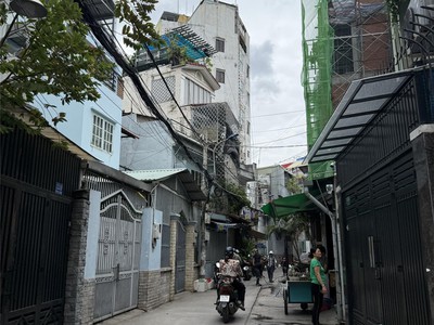 Bán nhà hẻm 80 ba vân, phường 14 tân bình  5 13  4 tầng chỉ hơn 6 tỷ 4