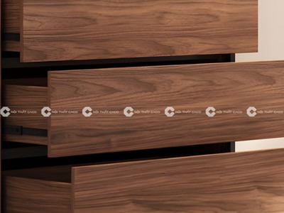 Tủ Quần Áo Gỗ MDF Cửa Lùa Phong Cách Hiện Đại Bền Bỉ 2