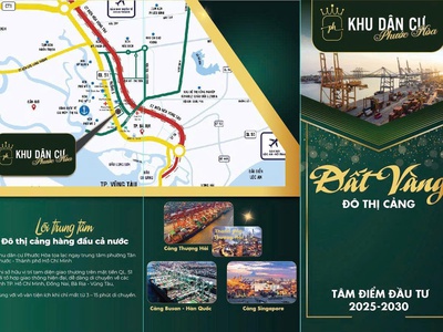 Đất nền phú mỹ nằm giữa lòng tp cảng cái mép - thị vãi 3
