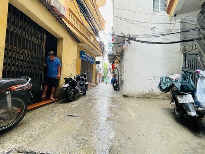12,8 tỷ. liền kề kđt mới đại kim, 40m 7 tầng, mặt tiền 4m, ngõ thông. kinh doanh đỉnh 0