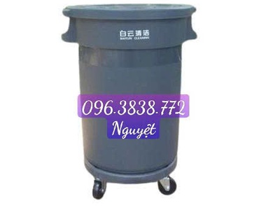 Thùng rác nhà bếp 120Lit có bánh xe giúp giữ gìn vệ sinh sạch sẽ 1