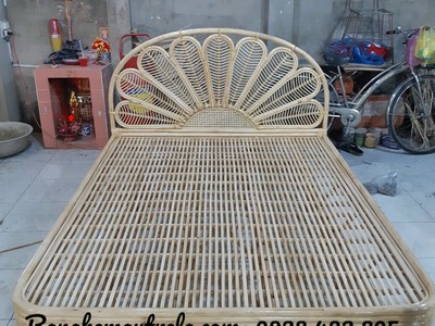 Giường mây tre đan tự nhiên 4