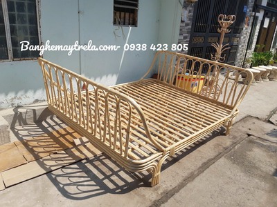 Giường mây tre đan tự nhiên 5