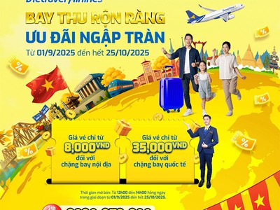 Vi vu mùa thu cùng Vietravel Airlines chỉ từ 8.000đ  0