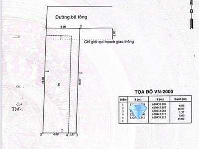 NHÀ Dĩ An 114M2  NGANG 6M - Cho thuê 10TR - Ngay  CHỢ, Cạnh  TRƯỜNG HỌC - Hẻm xe hơi chỉ 4.6 TỶ TL. 2