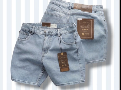 Quần short jean jacobs Cole form trên gối co giãn nhẹ 6