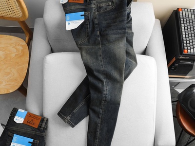 Quần jean Jacobs Cole slim co giãn nhẹ màu BLUE 93 11
