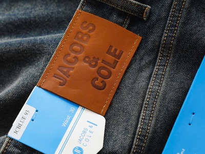 Quần jean Jacobs Cole slim co giãn nhẹ màu BLUE 93 7