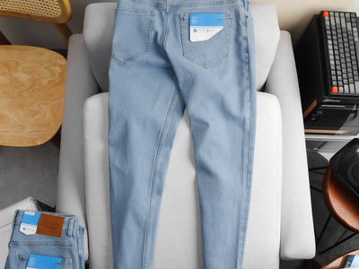 Quần jean Jacobs Cole slim co giãn nhẹ màu BLUE 95 6
