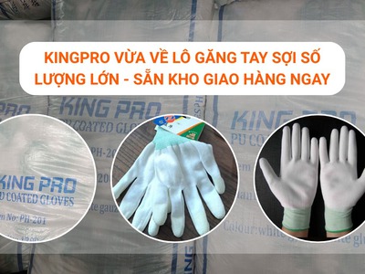 Găng tay sợi PH-201 KINGPRO   Hàng mới về kho 0