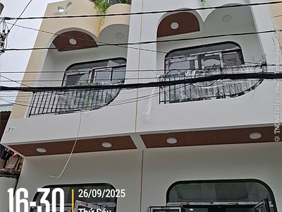 Cặp siêu phẩm 51m  3 tầng mới xây đẹp hẻm 6m thông giá chỉ nhỉnh 5tỷ 0
