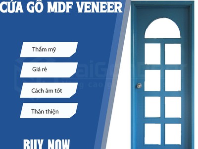 Cửa Gỗ Công Nghiệp MDF Veneer   Giải Pháp Sang Trọng, Bền Đẹp Cho Mọi Không Gian 0