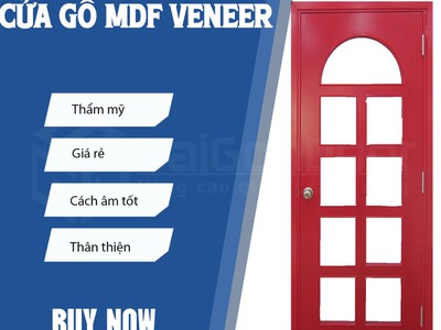 Cửa Gỗ Công Nghiệp MDF Veneer   Giải Pháp Sang Trọng, Bền Đẹp Cho Mọi Không Gian 1