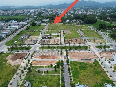 Bán lô đất nền dc02-49 - kđt cầu trúc sông công 108.75m , giá 1.850 tỷ, vị trí nhìn công viên, 1