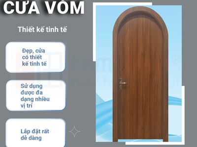 Cửa vòm nhựa composite 1