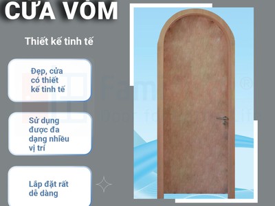 Cửa vòm nhựa composite 2