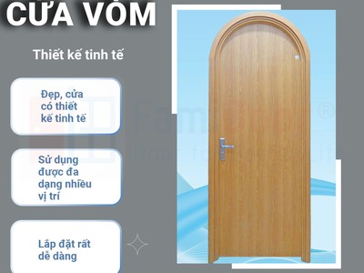 Cửa vòm nhựa composite 3