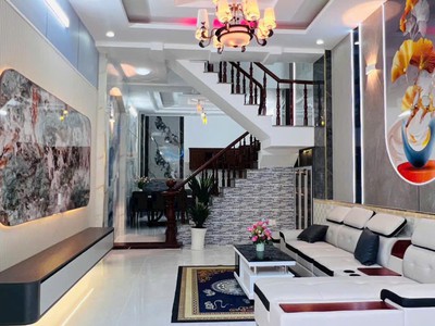 Bán nhà 4 tầng 5pn 72m2 nguyễn ảnh thủ q12, sổ hồng, giá hời chỉ 6 tỷ 1