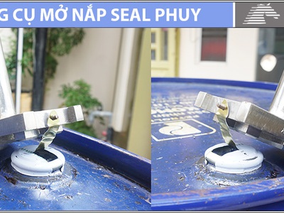 Mở Nắp Thùng Phuy Bằng Sắt Triệu Vũ- Giá Rẻ, Chất Lượng, Luôn Có Sẵn 0