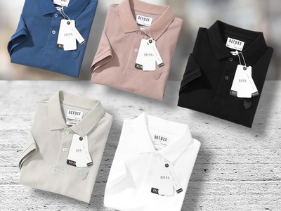 Áo thun Polo defoxx chính hãng chất vải mềm mát 9