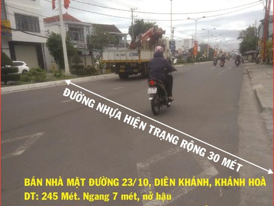 Bán căn nhà mặt tiền đường 23/10, nha trang 2