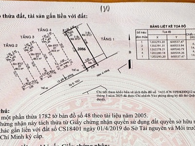 Nhà trệt 3 lầu mặt tiền thạnh xuân 23, gần chợ minh phát, nội thất full 4