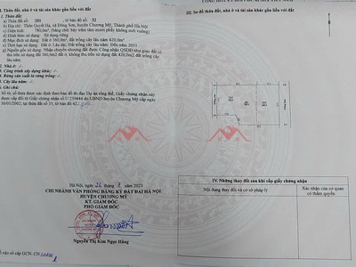 Siêu phẩm 780m tại đông sơn-chương mỹ-hà nội 3