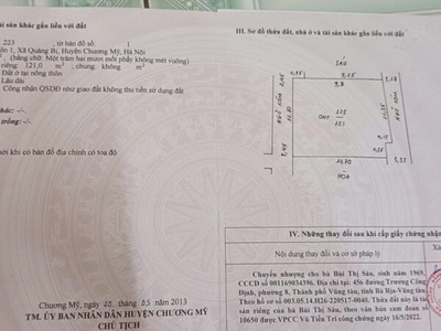 Siêu hót lô đất siêu đẹp 121m tại quảng bị-chương mỹ-hà nội 3
