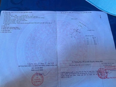 Hót  hót   hót  siêu phẩm  đất đẹp - giá hợp lý - vị trí đắc địa tại : bình tâm -  tân an - long 2