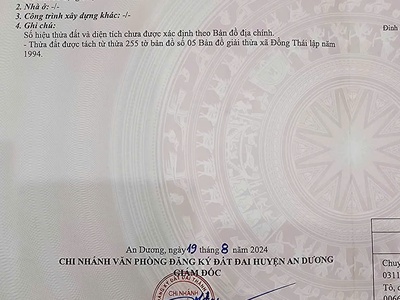Đất đẹp - giá tốt - vị trí đắc địa tại minh kha, đồng thái, an dương, hải phòng 0