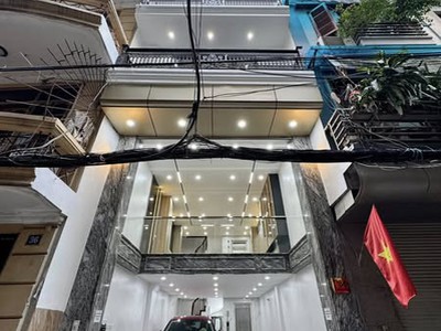 Bán nhà đội cấn, 7 tầng thang máy, ô tô vào nhà, ở sướng, 53m chỉ 17 tỷ 0