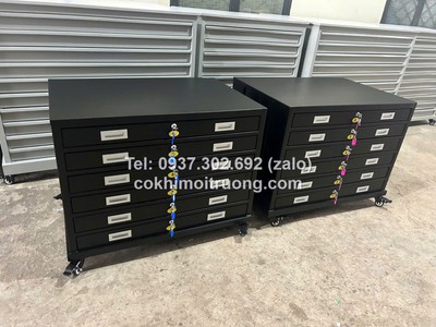 Tủ lưu bản vẽ A0-A1-A2-A3, tủ lưu trữ bản vẽ 3