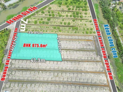 Bán 1.000m2 mặt tiền kênh ba ràng 0