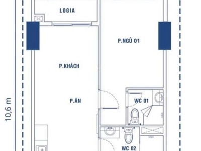 Bán căn hộ chung cư Biconsi Tower 2PN   Trung tâm Thủ Dầu Một, Bình Dương 2