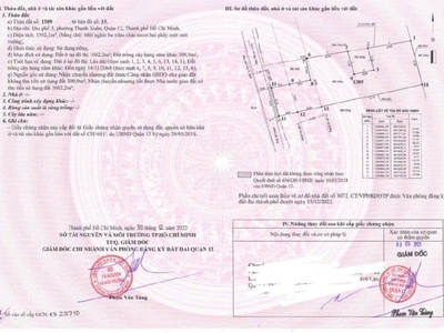 Kẹt tiền   bán gấp đất lớn full thổ mt thạnh xuân 52, quận 12 3