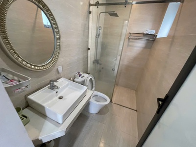 Cho thuê căn hộ lô góc Waterfront City, 1 ngủ  35m2 . 5