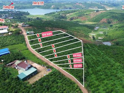 Chỉ còn duy nhất 3 lô 1000m2 sẵn 100m2 thổ cư view hồ mặt tiền đường bê tông ôtô tới đất view 0