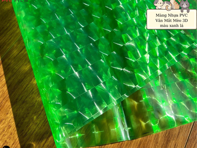Màng nhựa pvc mắt mèo nhiều màu, độc đáo, lấp lánh 2