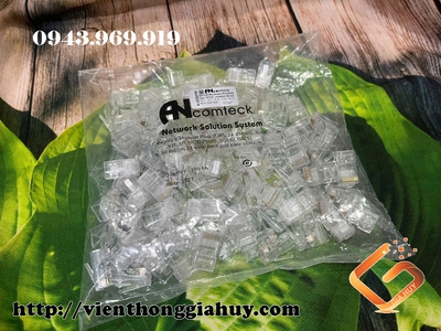 Hạt mạng RJ50 RJ48  Đầu bấm mạng 10 chân CONNECTOR RJ50 0