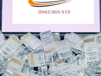 Hạt mạng RJ50 RJ48  Đầu bấm mạng 10 chân CONNECTOR RJ50 3