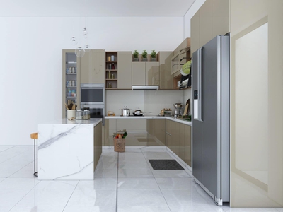 Tủ Bếp Nhựa Picomat Phủ Acrylic Bóng Gương 2